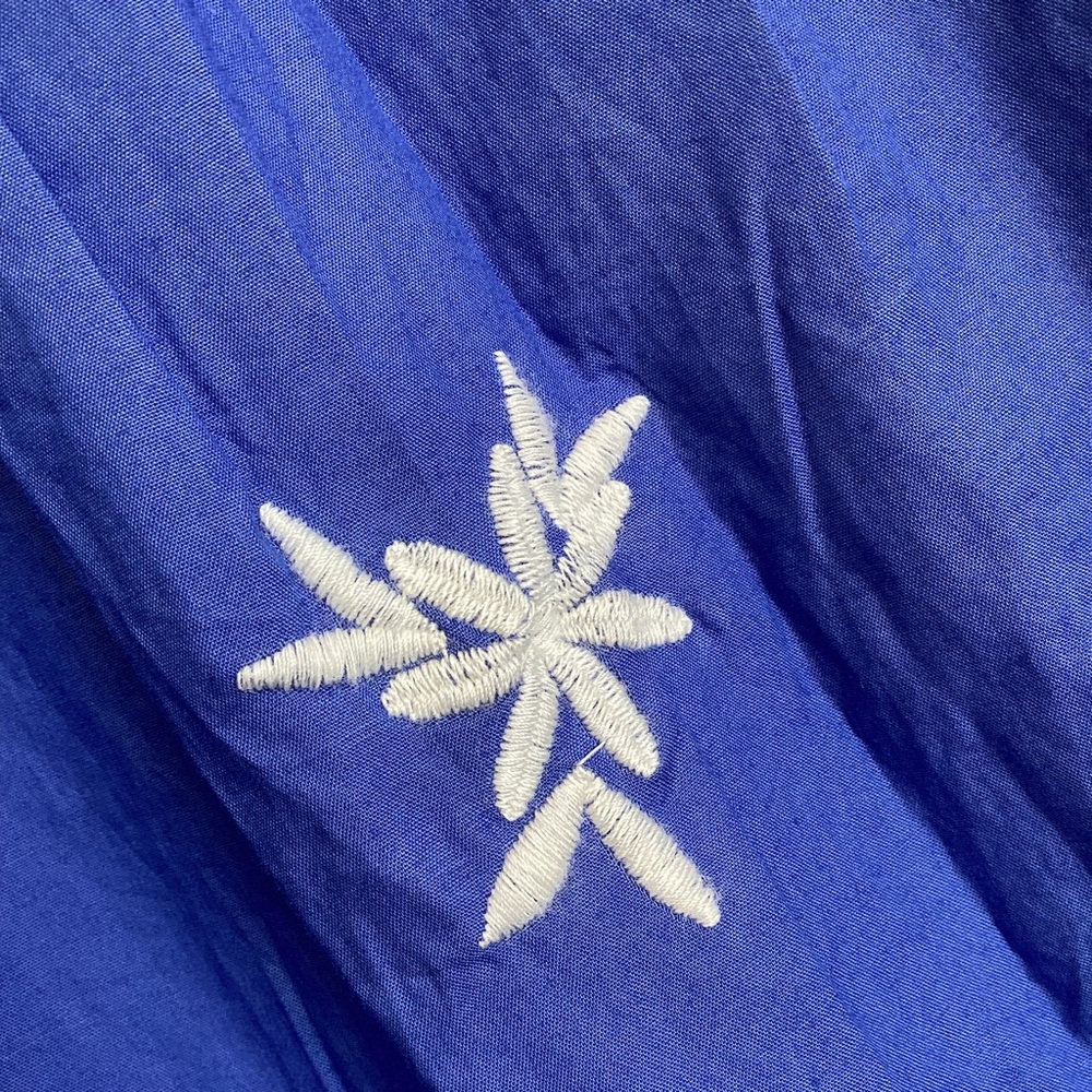 Anthropologie Somerset Embroidered Maxi Dress Short-Sleeve New XXS Blue White - Picture 8 of 16